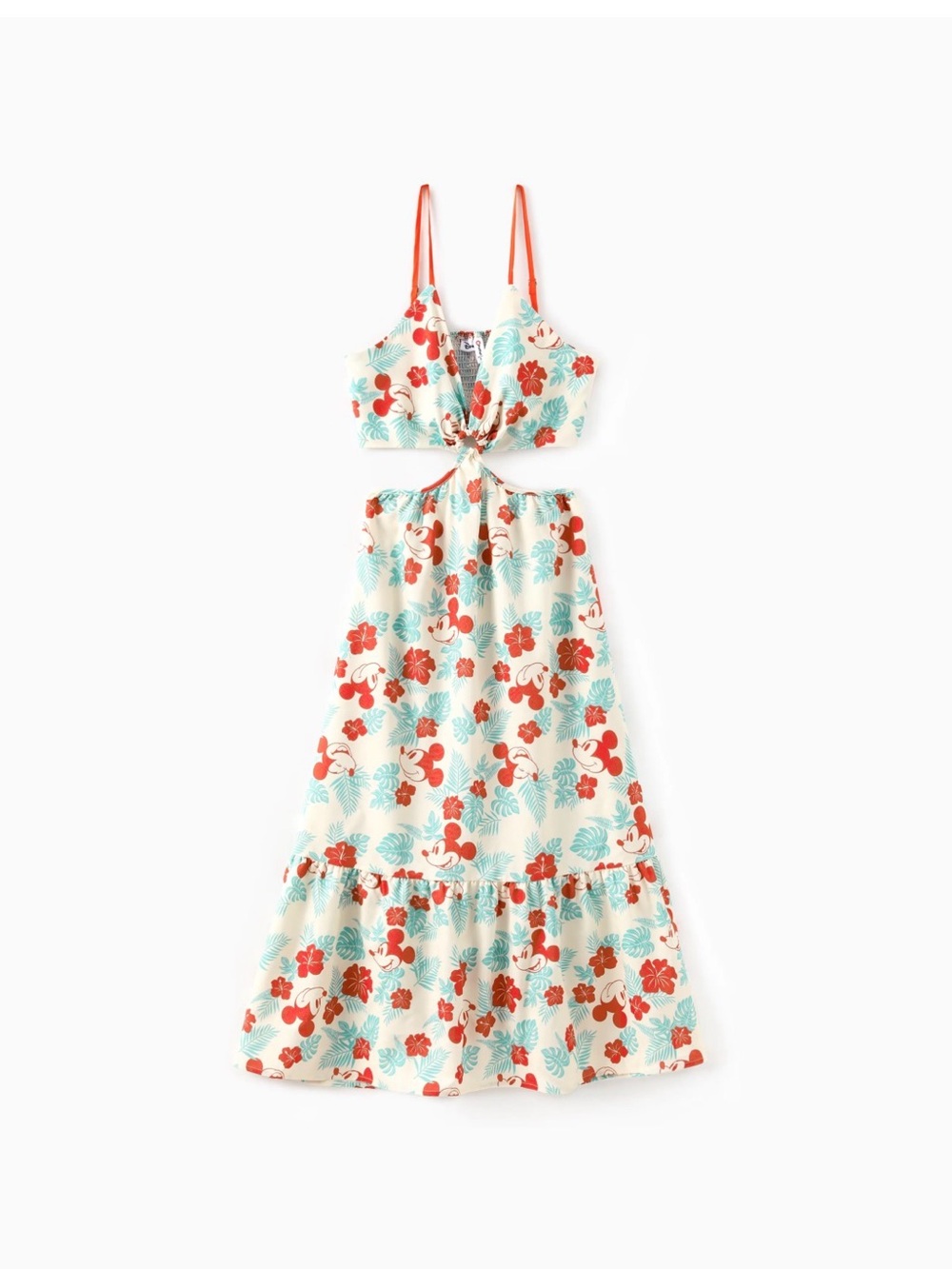 PatPat Disney Mickey and Friends Family Matching Floral Dress - NWT